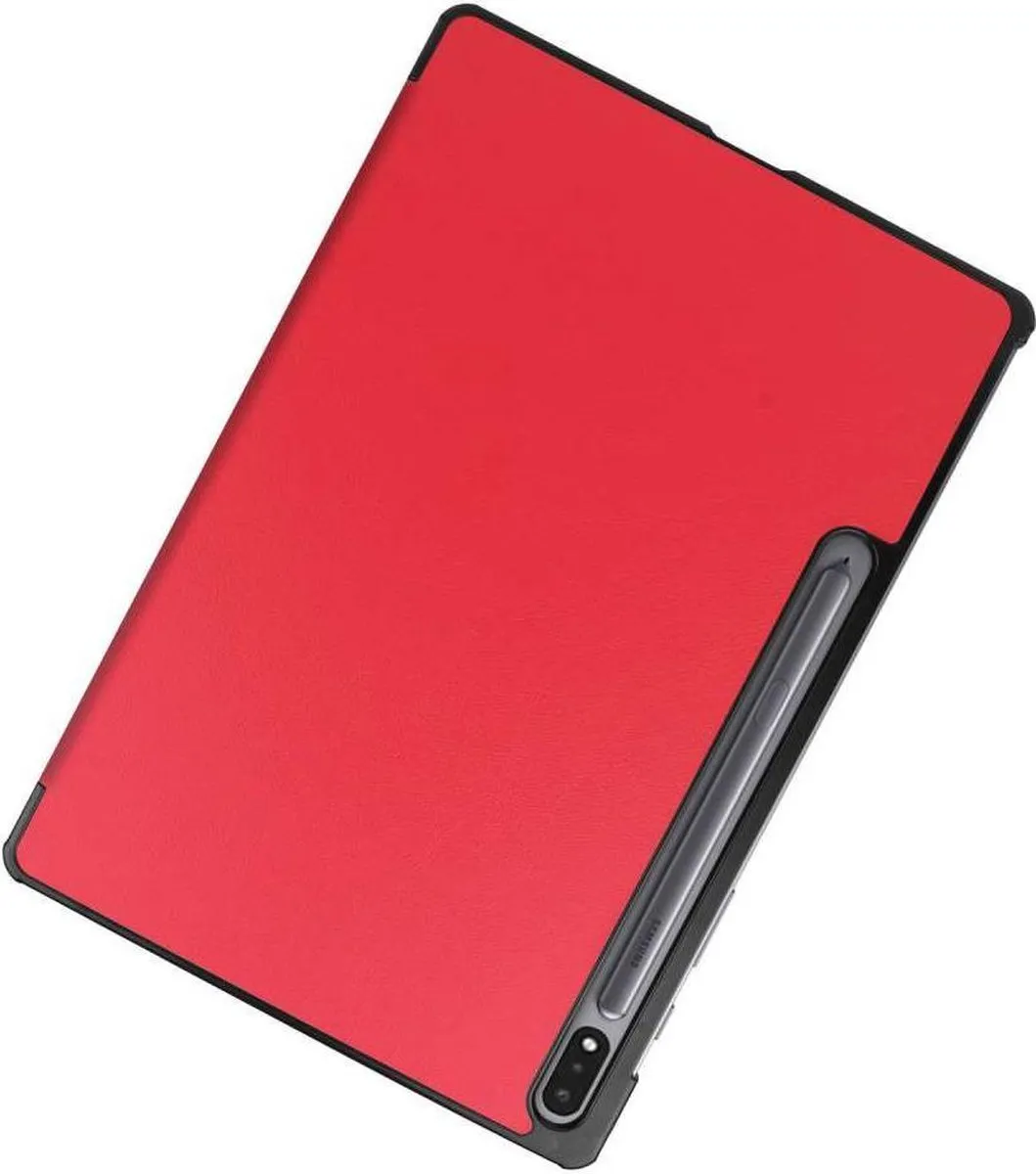 Just in Case Cazy 9012325 Tablethoes - Samsung Galaxy Tab S7+ - Rood - afbeelding 6 van 6