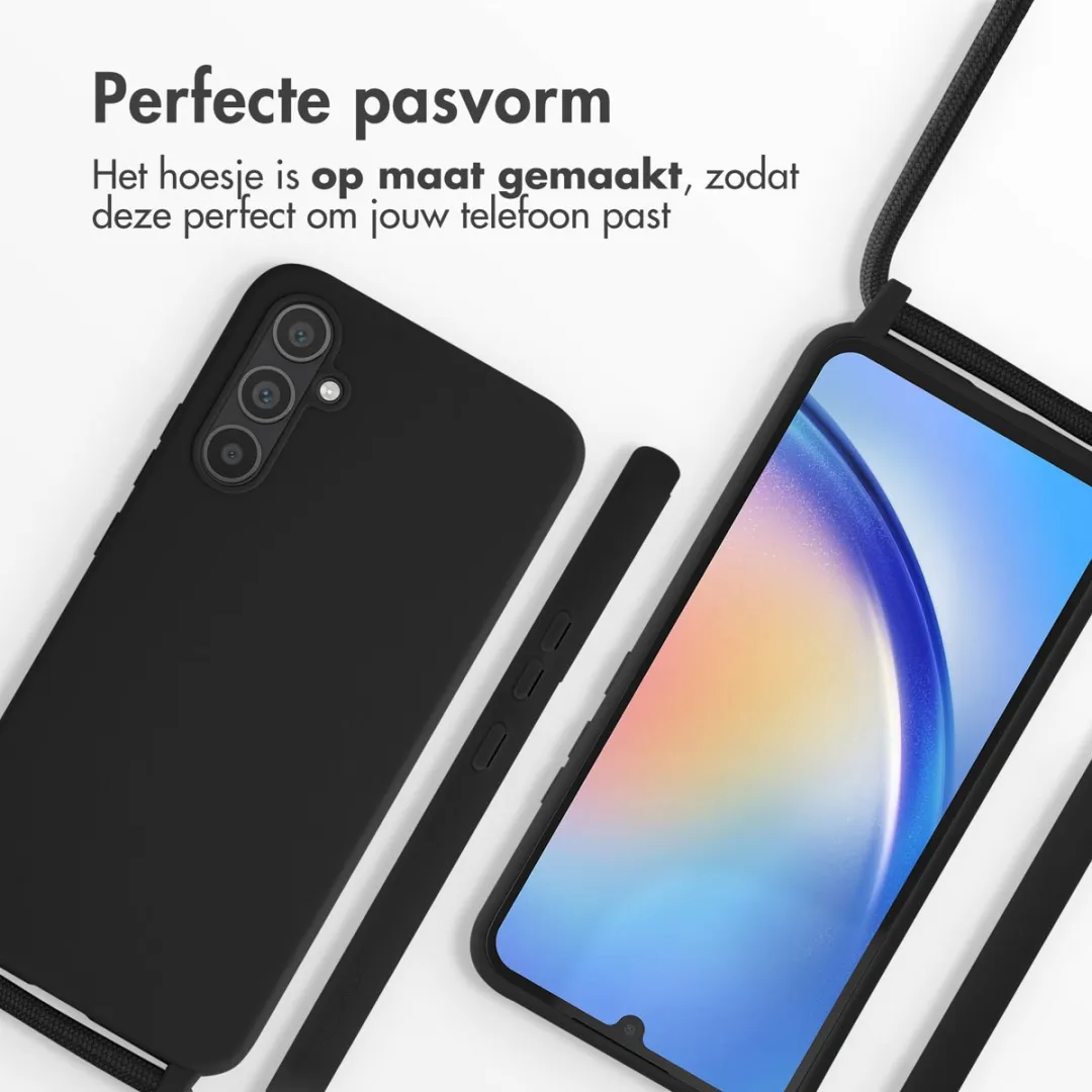 Imoshion Hoesje Samsung Galaxy A34 5G - Siliconen - Zwart