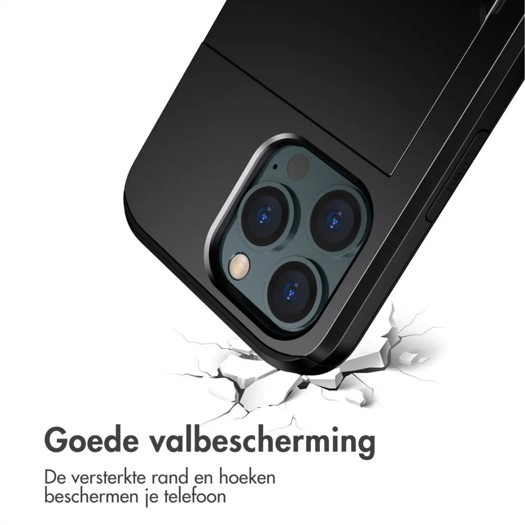 Imoshion Hoesje iPhone 13 Pro - 2 Pasjes - Zwart
