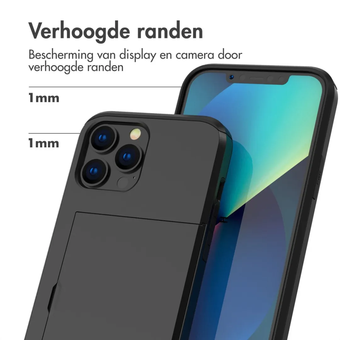 Imoshion Hoesje iPhone 13 Pro - 2 Pasjes - Zwart