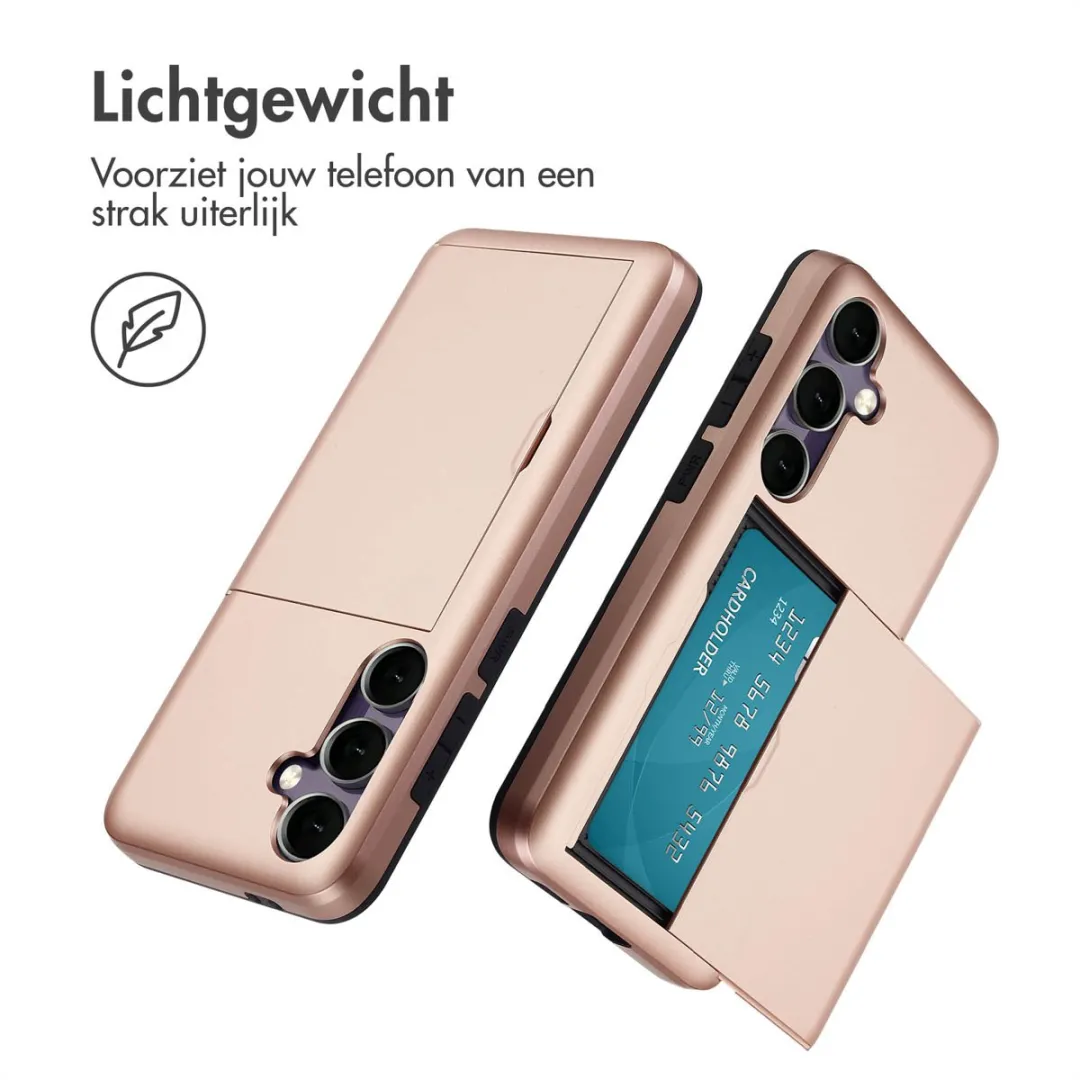 Imoshion Hoesje Samsung Galaxy S24 FE - Rosé Goud - 2 Pasjes
