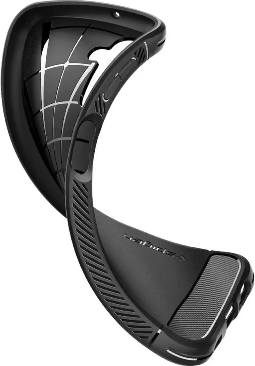 Spigen Rugged Armor ACS05875 Hoesje - Samsung Galaxy A14 - Zwart - afbeelding 5 van 6