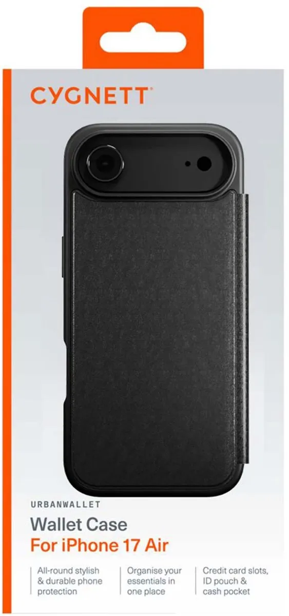 Cygnett MagWallet Hoes iPhone Air - Zwart CY5573MAGWT