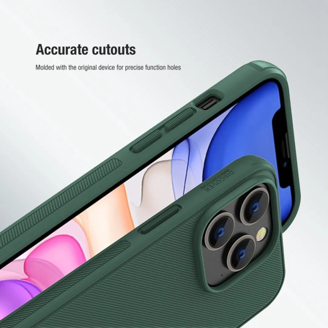 Nillkin Super Frosted Shield Hoesje iPhone 14 Pro - Groen