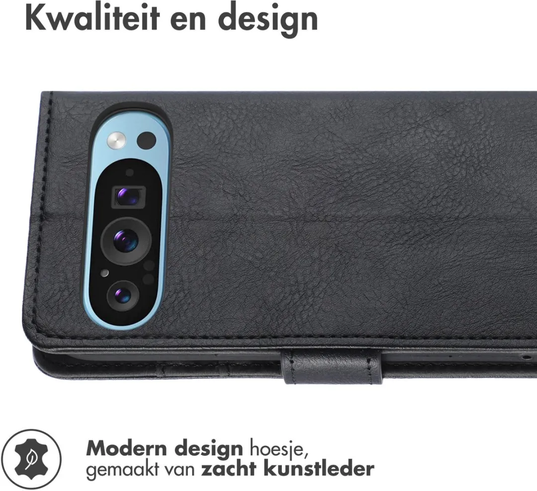 Imoshion Hoesje Google Pixel 9/9 Pro - 3 Pasjes - Zwart