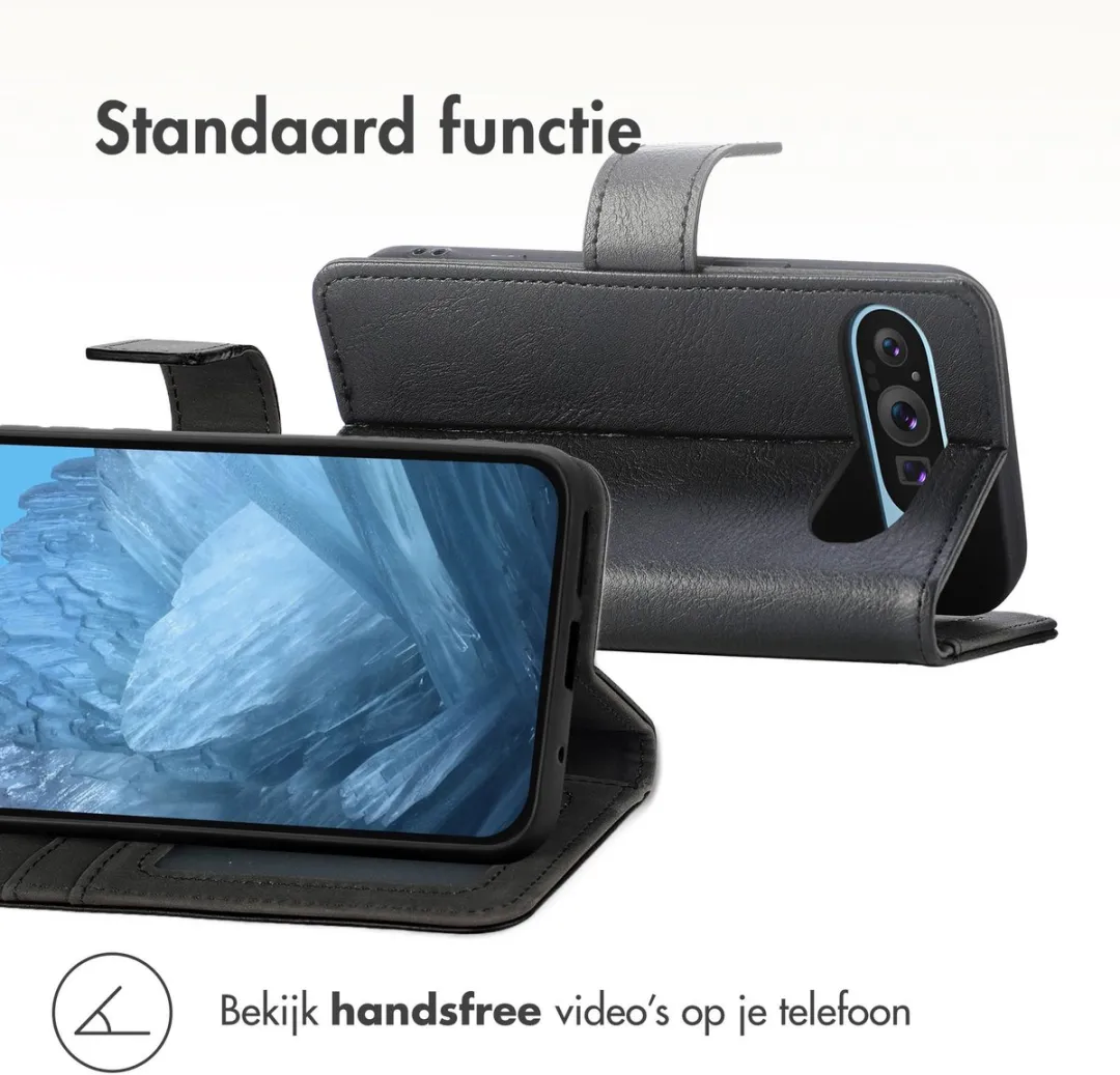 Imoshion Hoesje Google Pixel 9/9 Pro - 3 Pasjes - Zwart