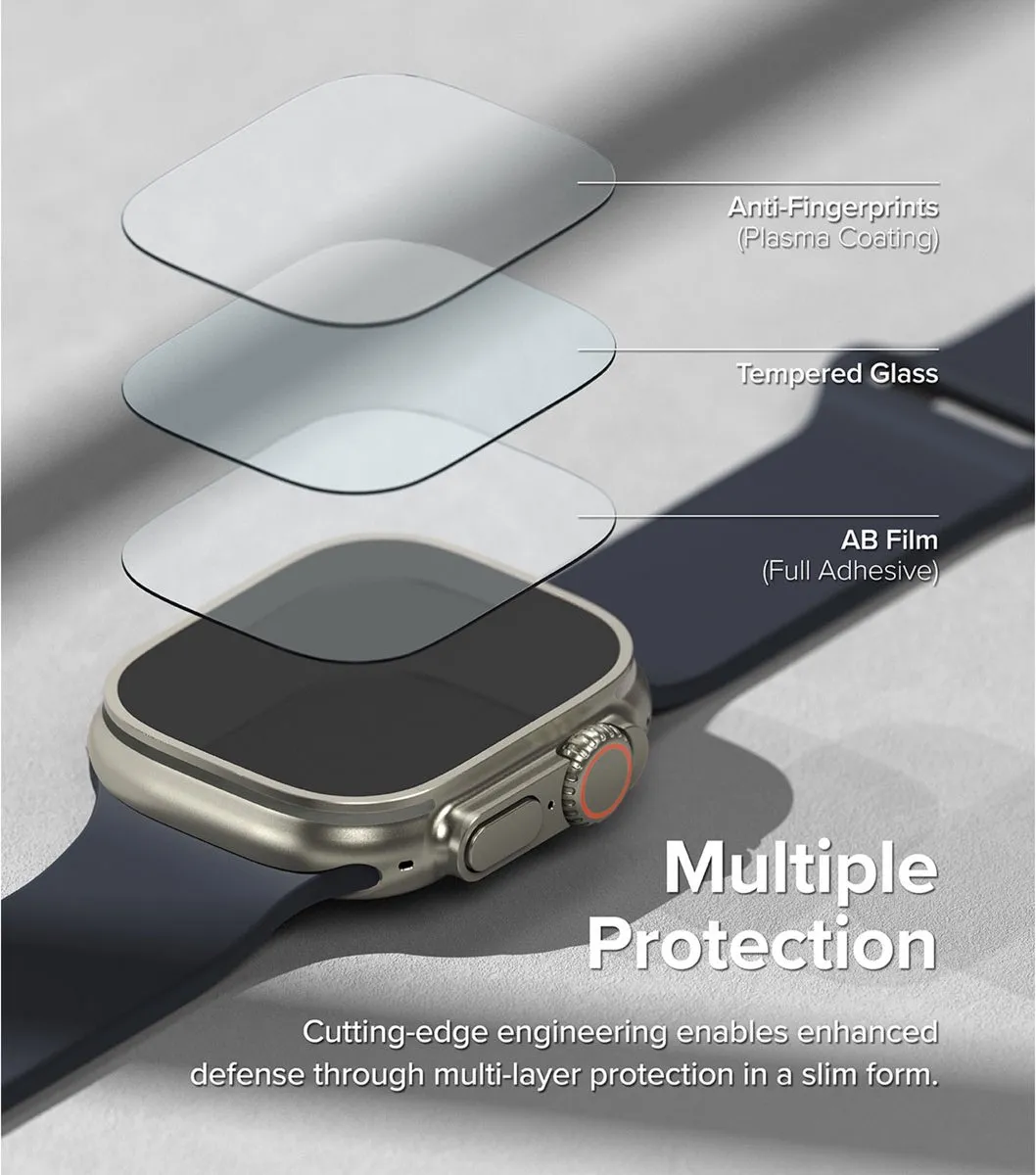 Ringke Bezel Styling + Schermbeschermer Apple Watch Ultra 49mm - Zilver