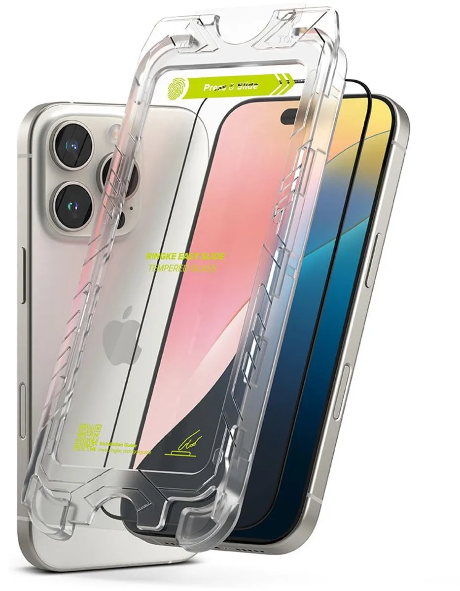 Ringke Easy Slide iPhone 16 Pro Max Schermbeschermer