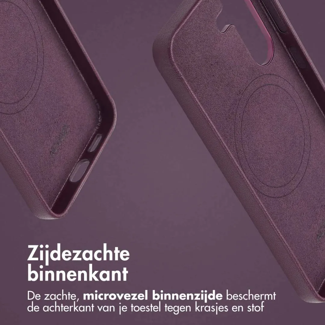 Accezz Hoesje Samsung Galaxy S25 Heath Purple - MagSafe