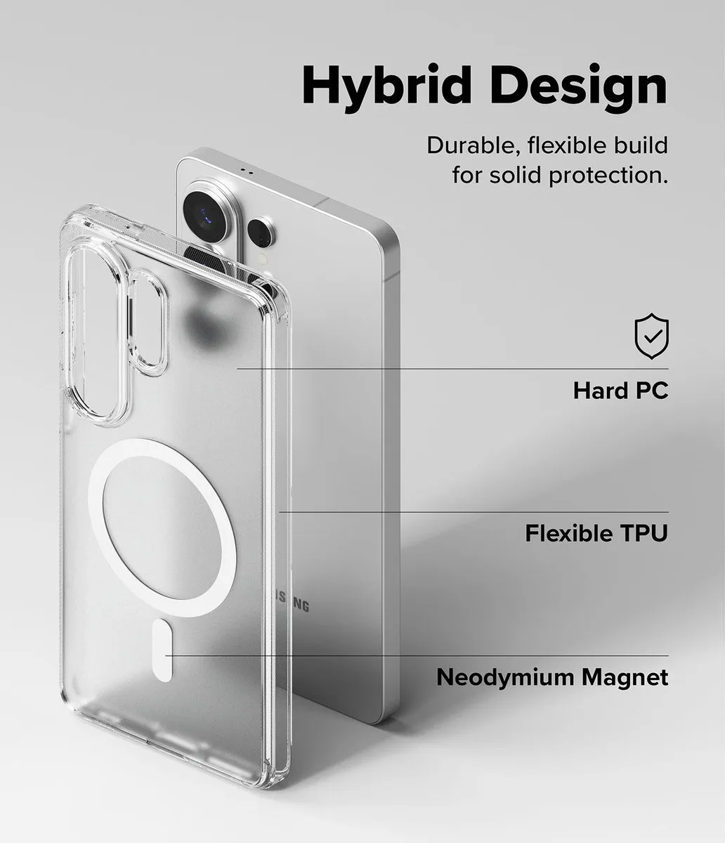 Ringke Fusion Magnetic Hoesje Samsung Galaxy S26 Ultra - Matte Transparant - afbeelding 6 van 6