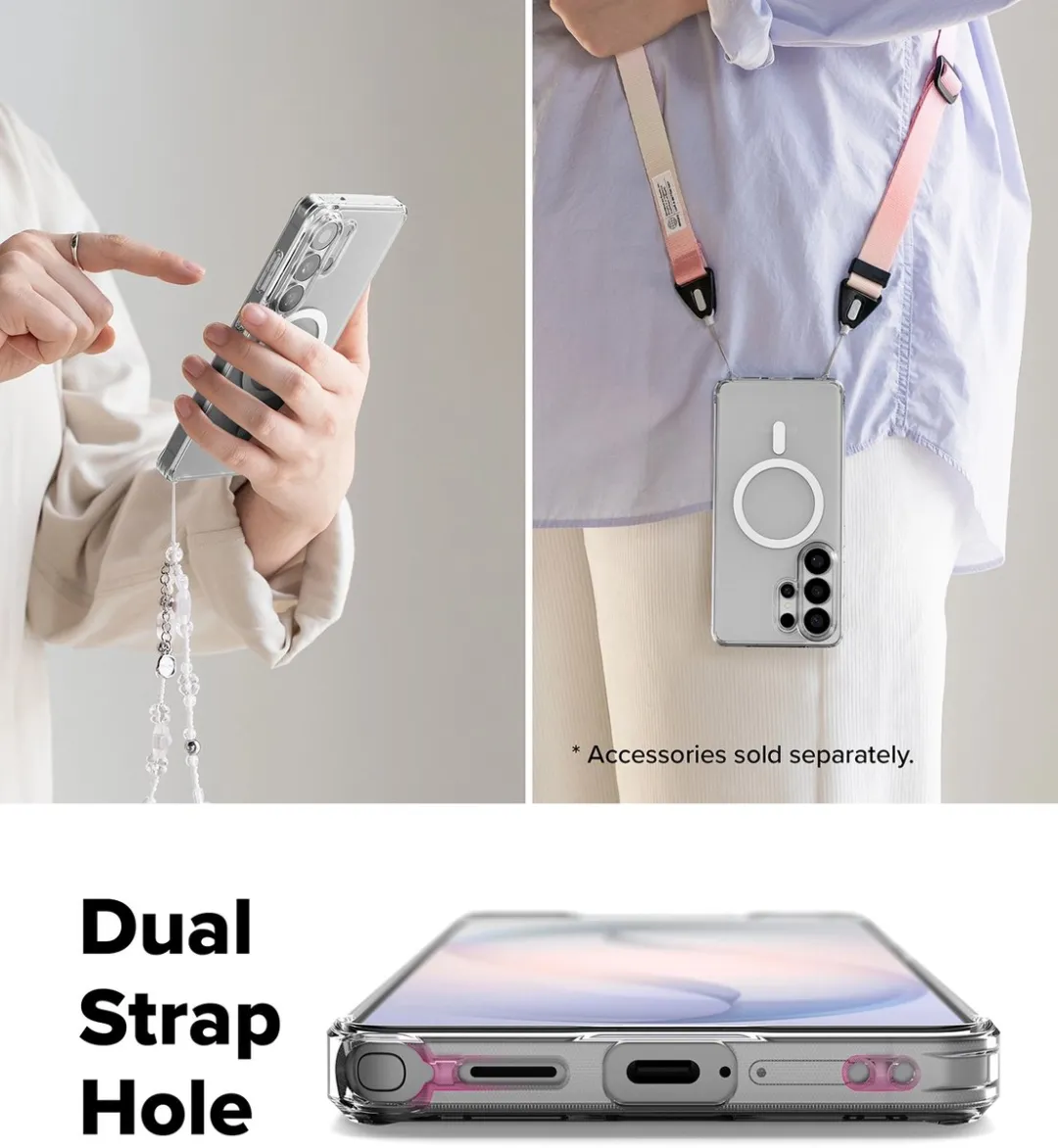 Ringke Fusion Magnetic Hoesje Samsung Galaxy S26 Ultra - Matte Transparant