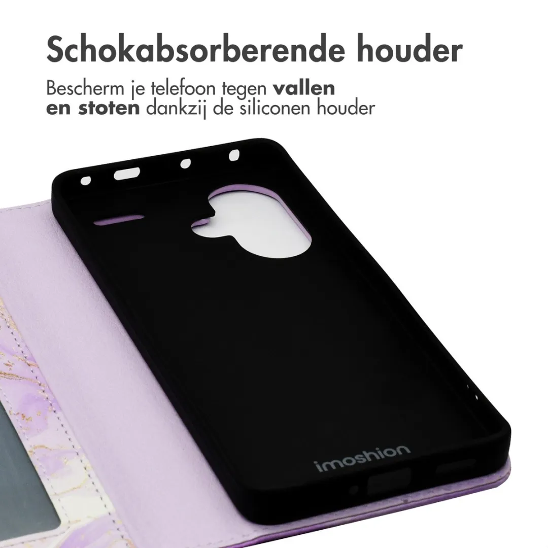 Imoshion Hoesje Xiaomi Redmi Note 13 Pro+ - Purple Marble - afbeelding 6 van 6