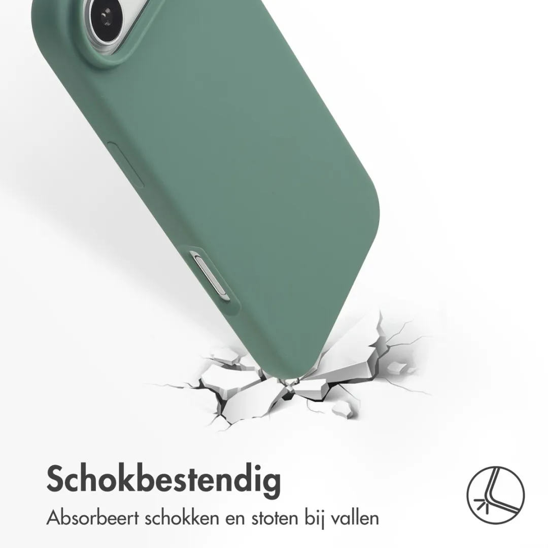 Accezz iPhone 17 Air Hoesje Donkergroen - MagSafe
