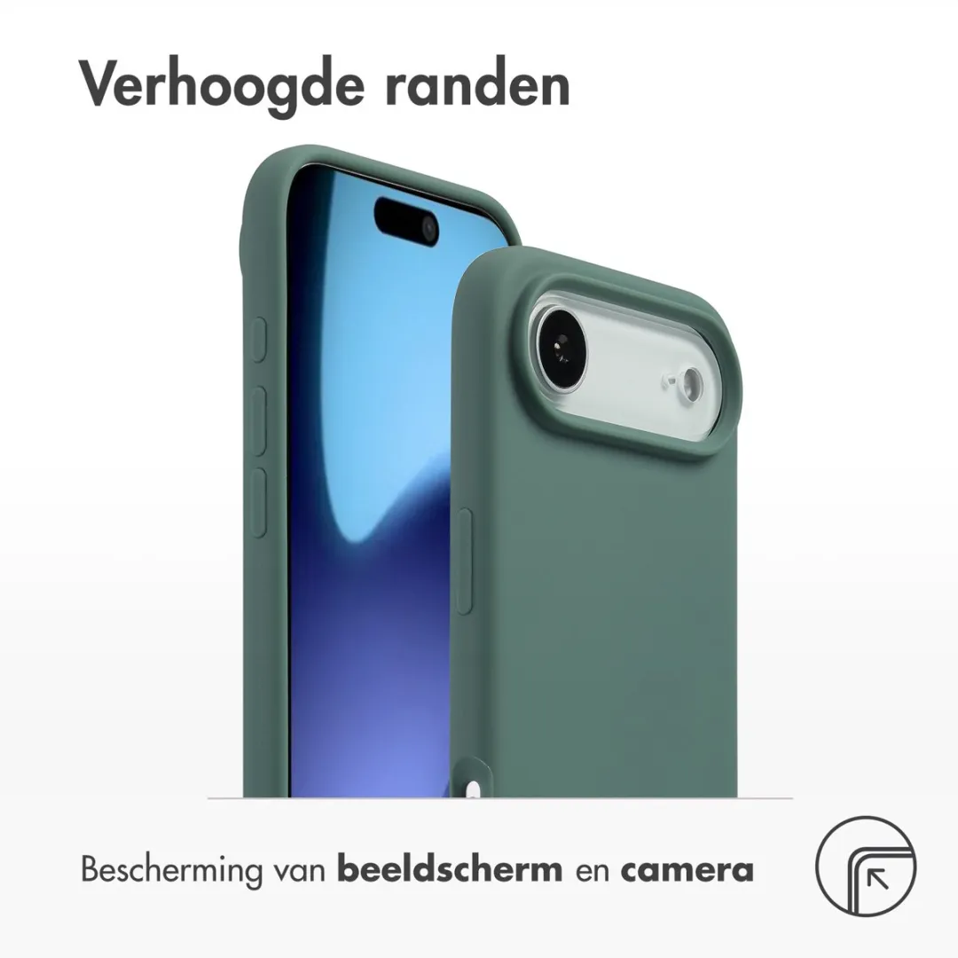 Accezz iPhone 17 Air Hoesje Donkergroen - MagSafe