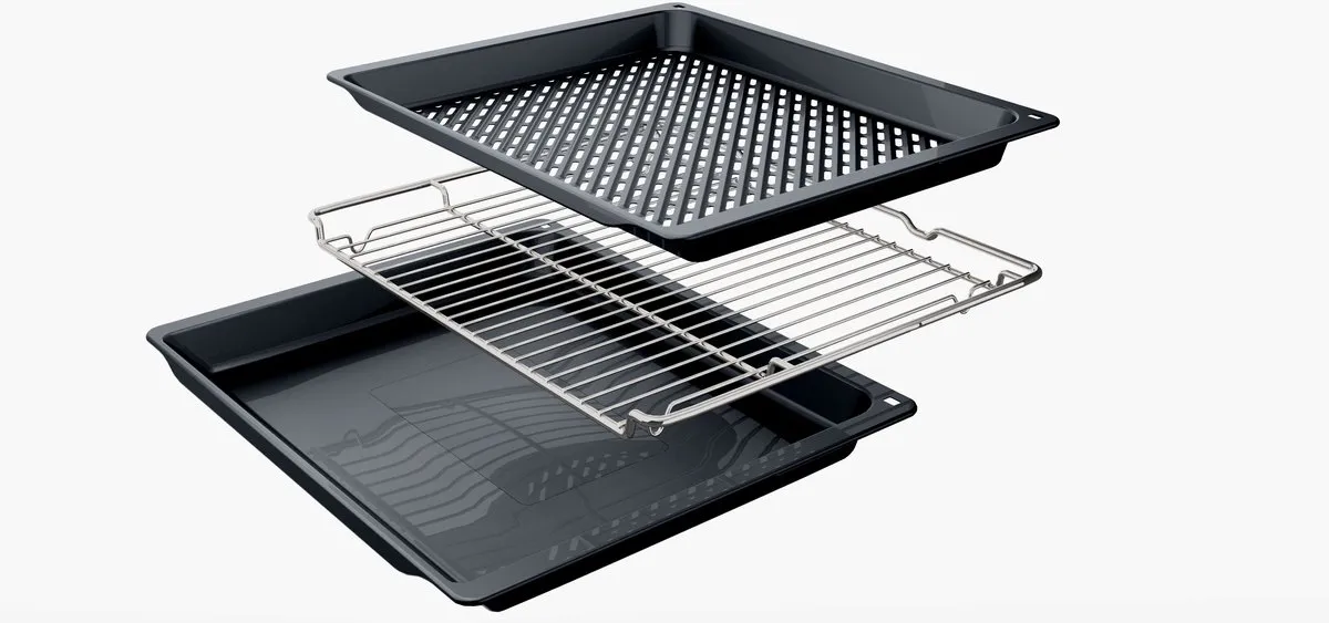 Bosch HBG537BB4 Serie 6 Inbouwoven 71L - Zwart
