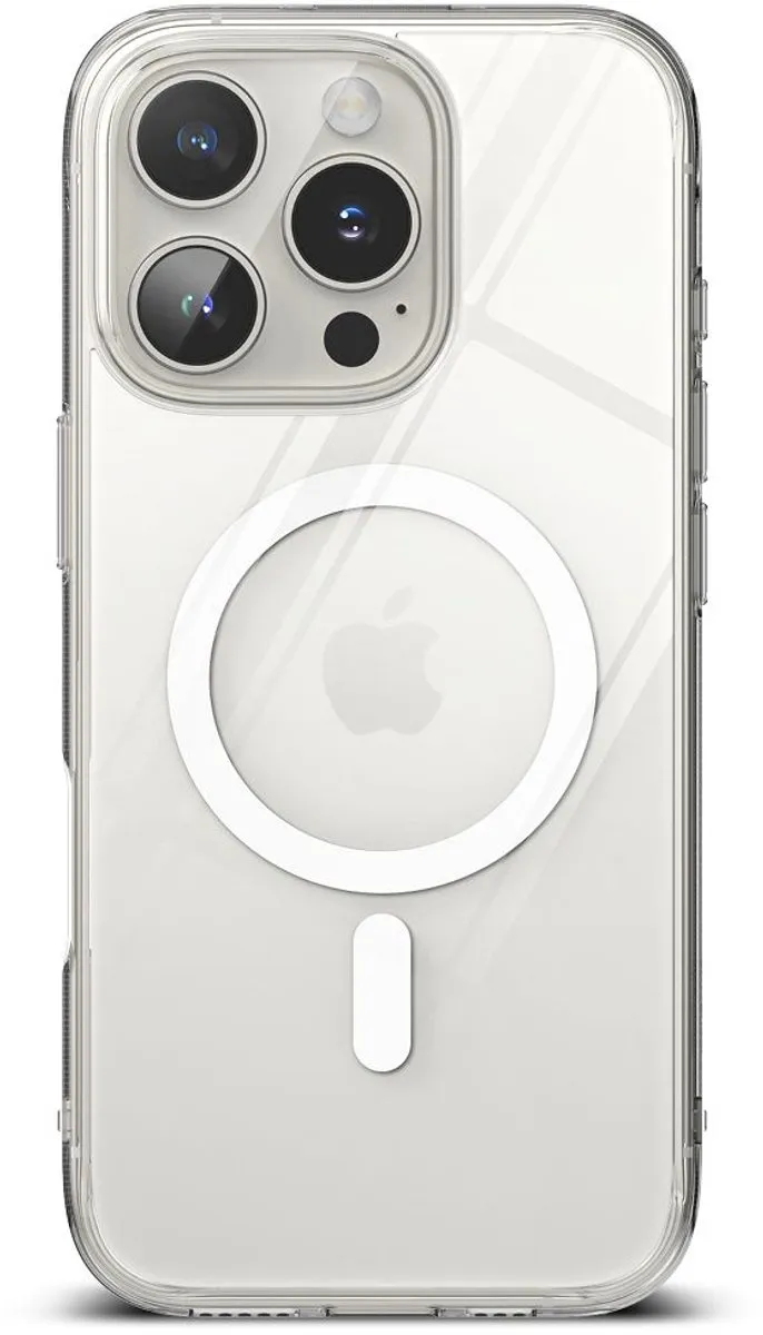 Ringke Case Fusion Magnetisch iPhone 16 Pro Max - Valbestendig - Transparent