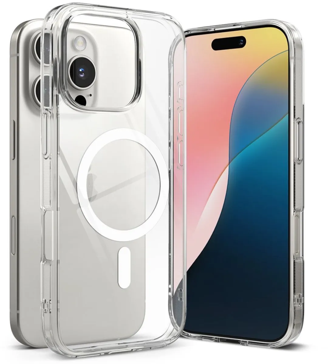 Ringke Case Fusion Magnetisch iPhone 16 Pro Max - Valbestendig - Transparent