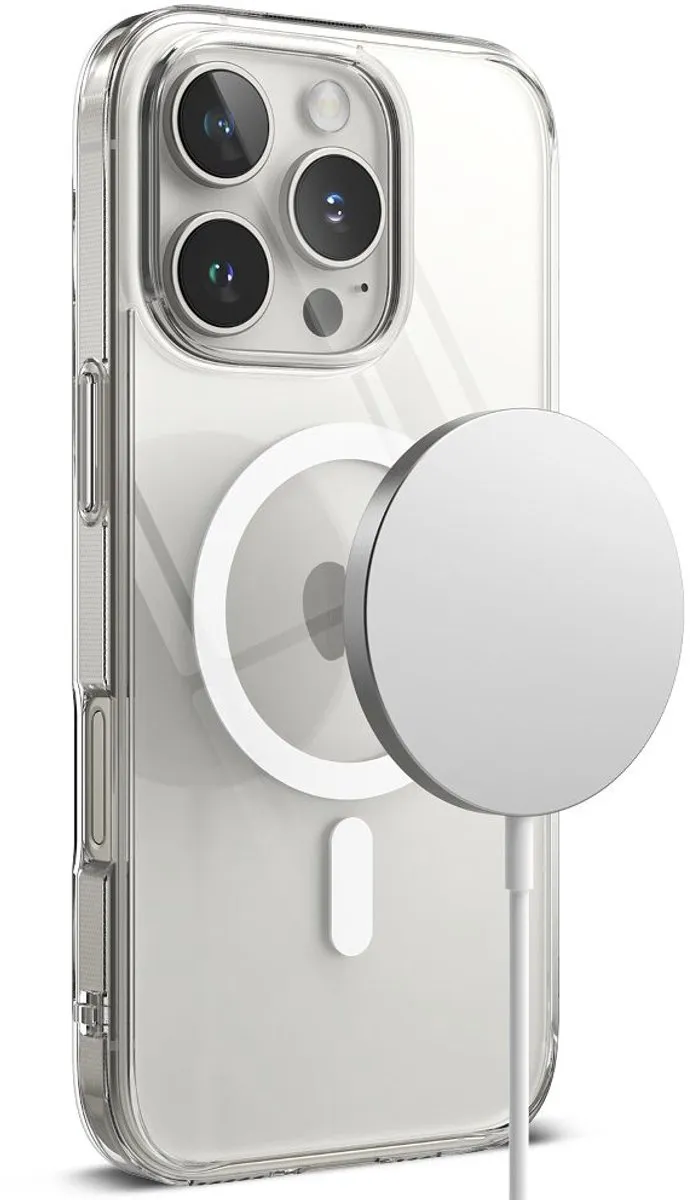 Ringke Case Fusion Magnetisch iPhone 16 Pro Max - Valbestendig - Transparent