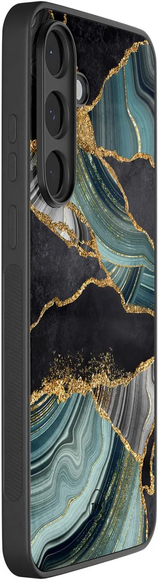 Casevibes S/S25FE/B/013 Hoesje Samsung Galaxy S25 FE - Marble Jade Stone