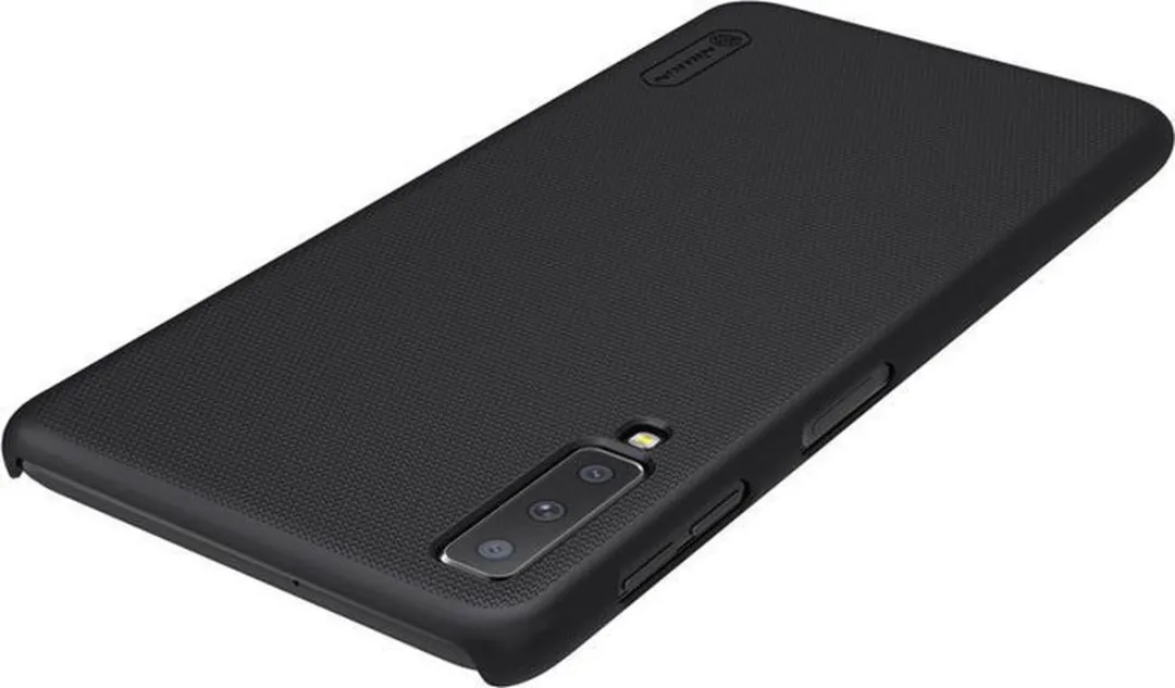 Nillkin Frosted Shield HardCase Samsung Galaxy A7 (2018) - Zwart - afbeelding 3 van 4