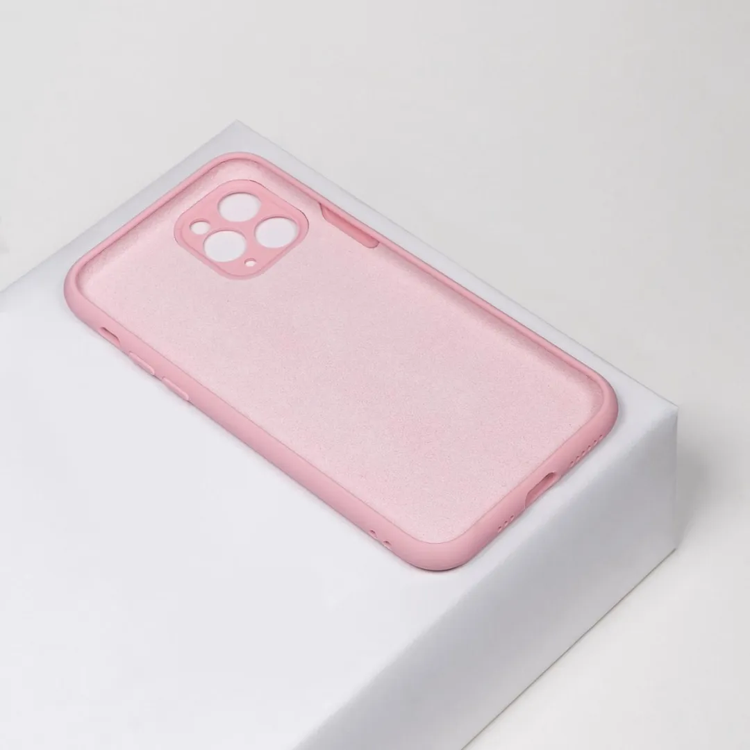 BMAX Siliconen Hoesje Apple iPhone 11 Pro - Lichtroze