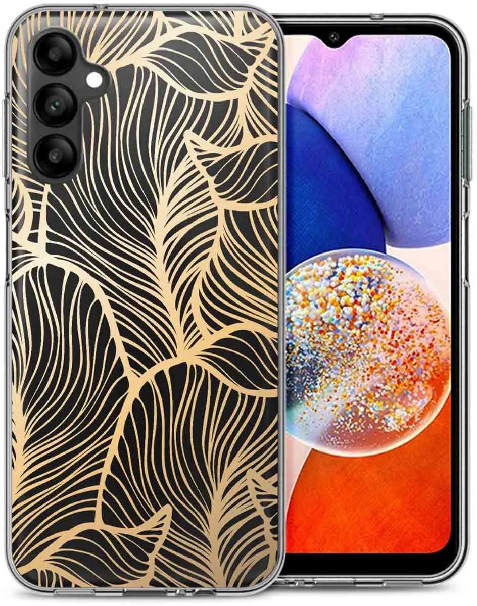 Imoshion Hoesje Samsung Galaxy A14 - Golden Leaves