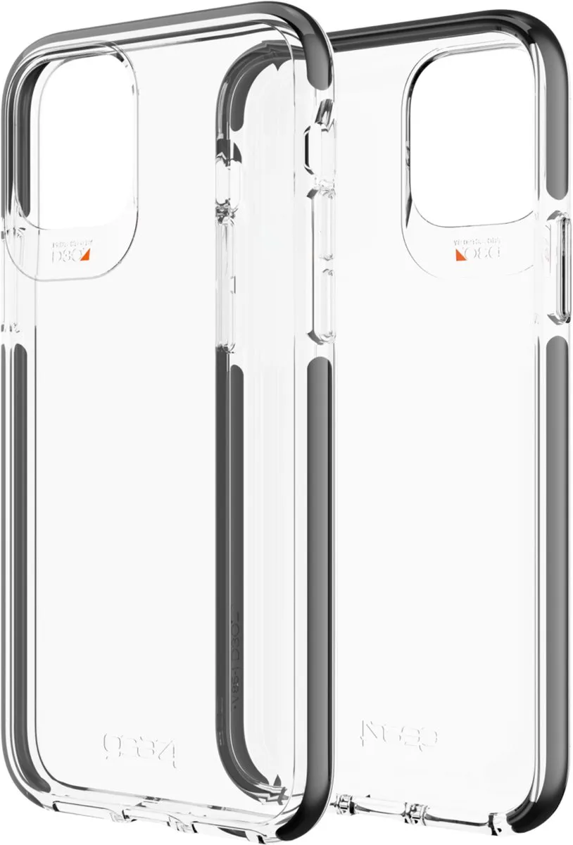 Gear4 Piccadilly iPhone 11 Pro Hoesje - Transparant Zwart