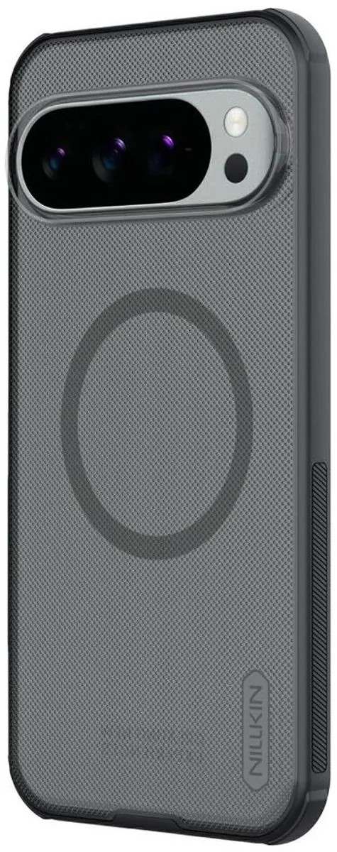 Nillkin Frosted Shield Hoesje Pixel 10 Pro XL - MagSafe/Qi2 - Transparant Zwart