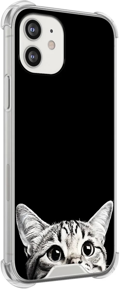Casevibes iPhone 12 Mini Shockproof Hoesje - A/i12m/S/007 - Zwart