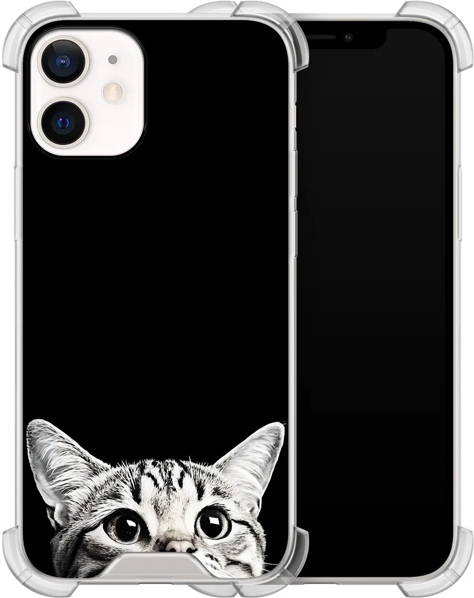 Casevibes iPhone 12 Mini Shockproof Hoesje - A/i12m/S/007 - Zwart