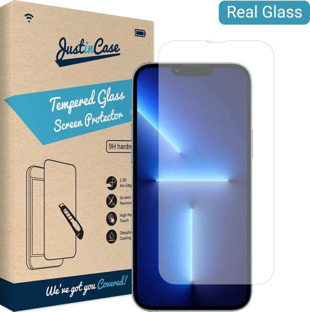 Just in Case Cazy iPhone 13 Pro Max Tempered Glass