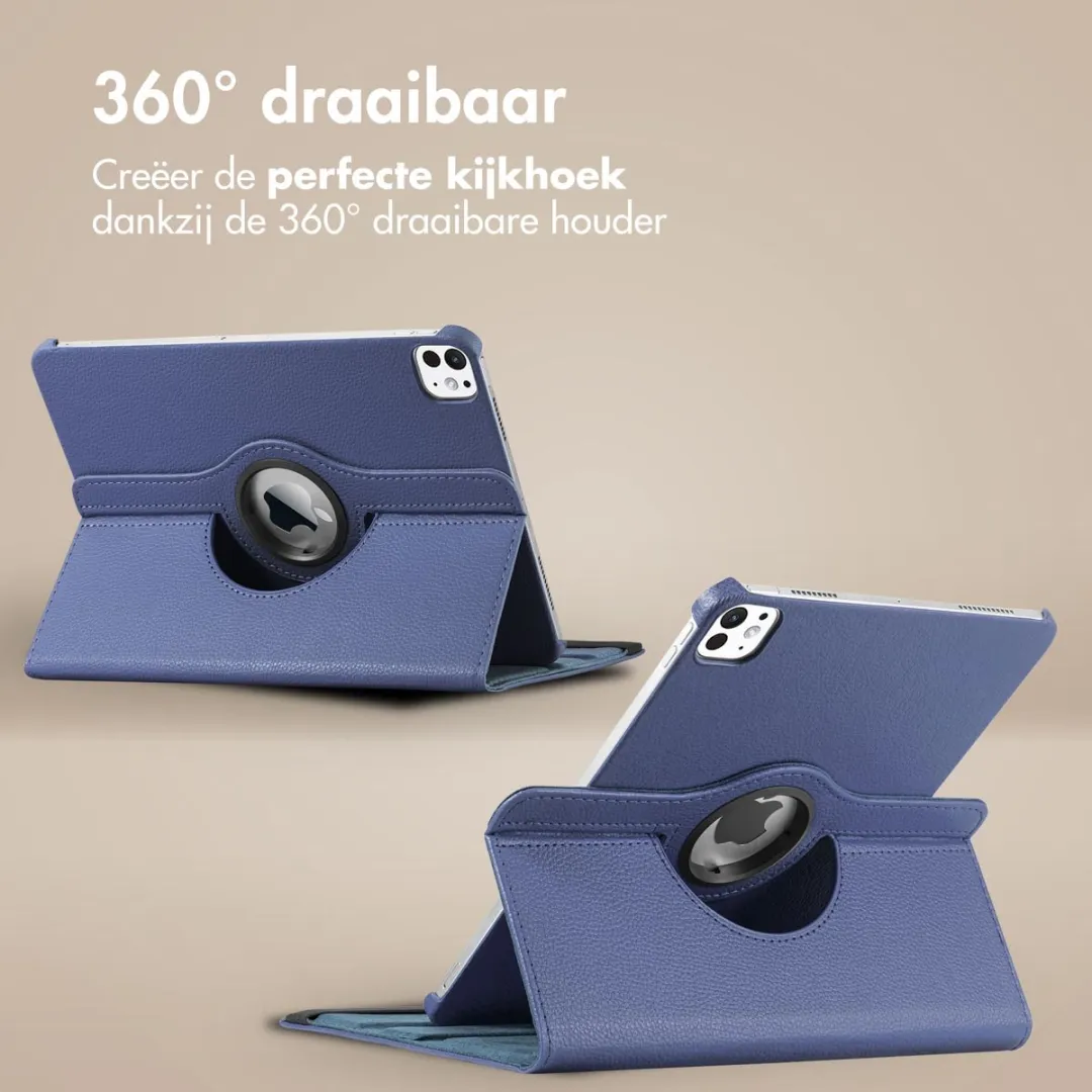 Imoshion SH00054308 Tablethoes - Apple iPad 10/11 10.9" - 360° Draaibaar - Donkerblauw