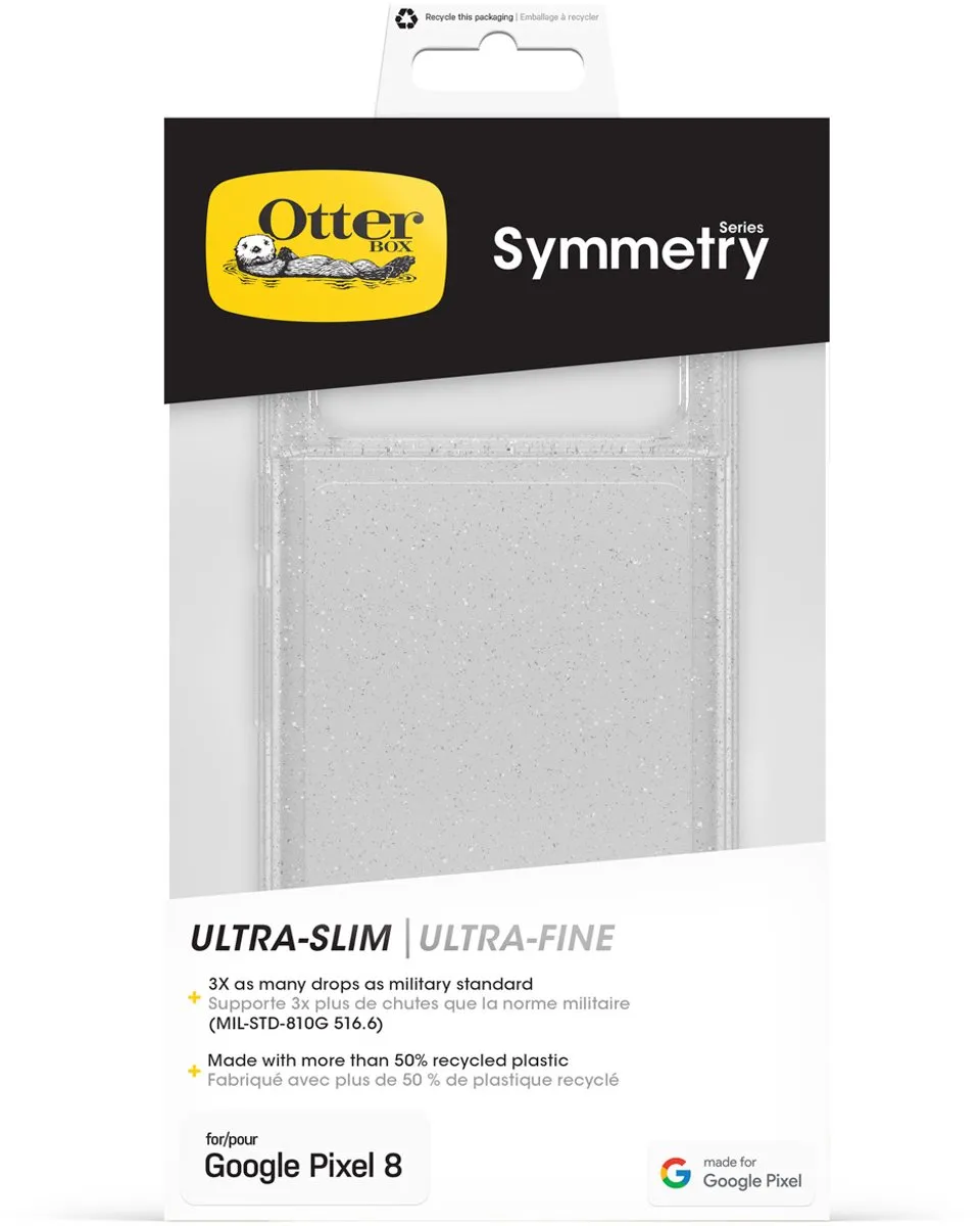 OtterBox Symmetry 77-94213 Hoesje - Google Pixel 8 - Transparant - afbeelding 5 van 6