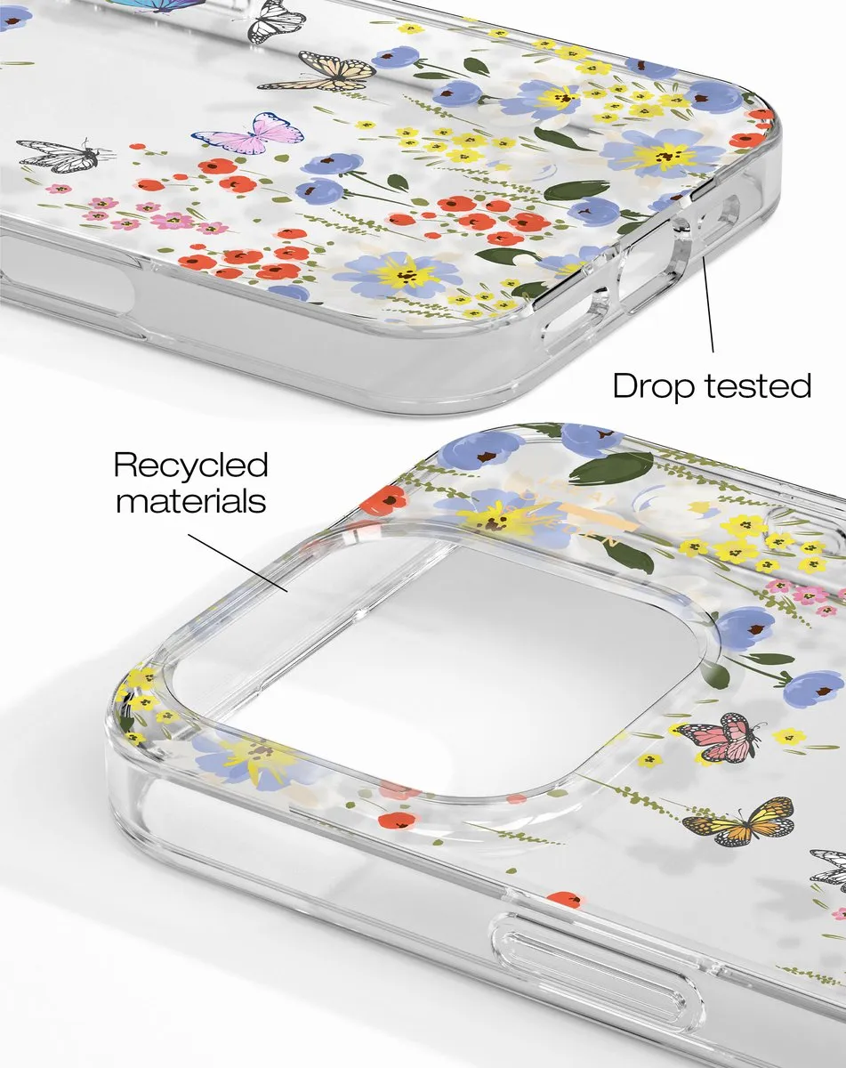 iDeal of Sweden iPhone 16 Pro Clear Case Mid Artistic Garden