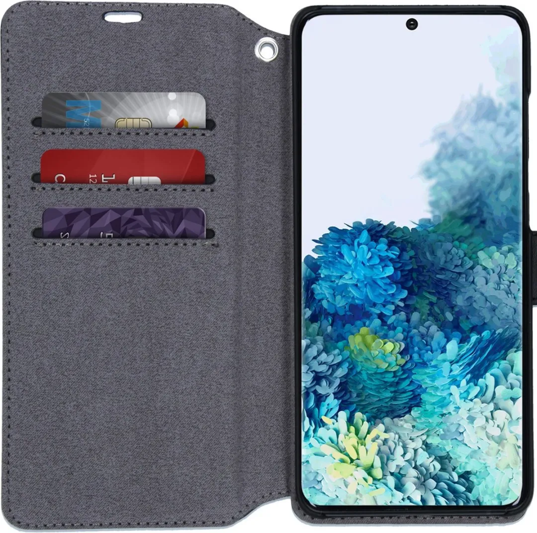 iDeal of Sweden STHLM Wallet Black Hoesje Galaxy S20 Plus - Zwart - afbeelding 5 van 6