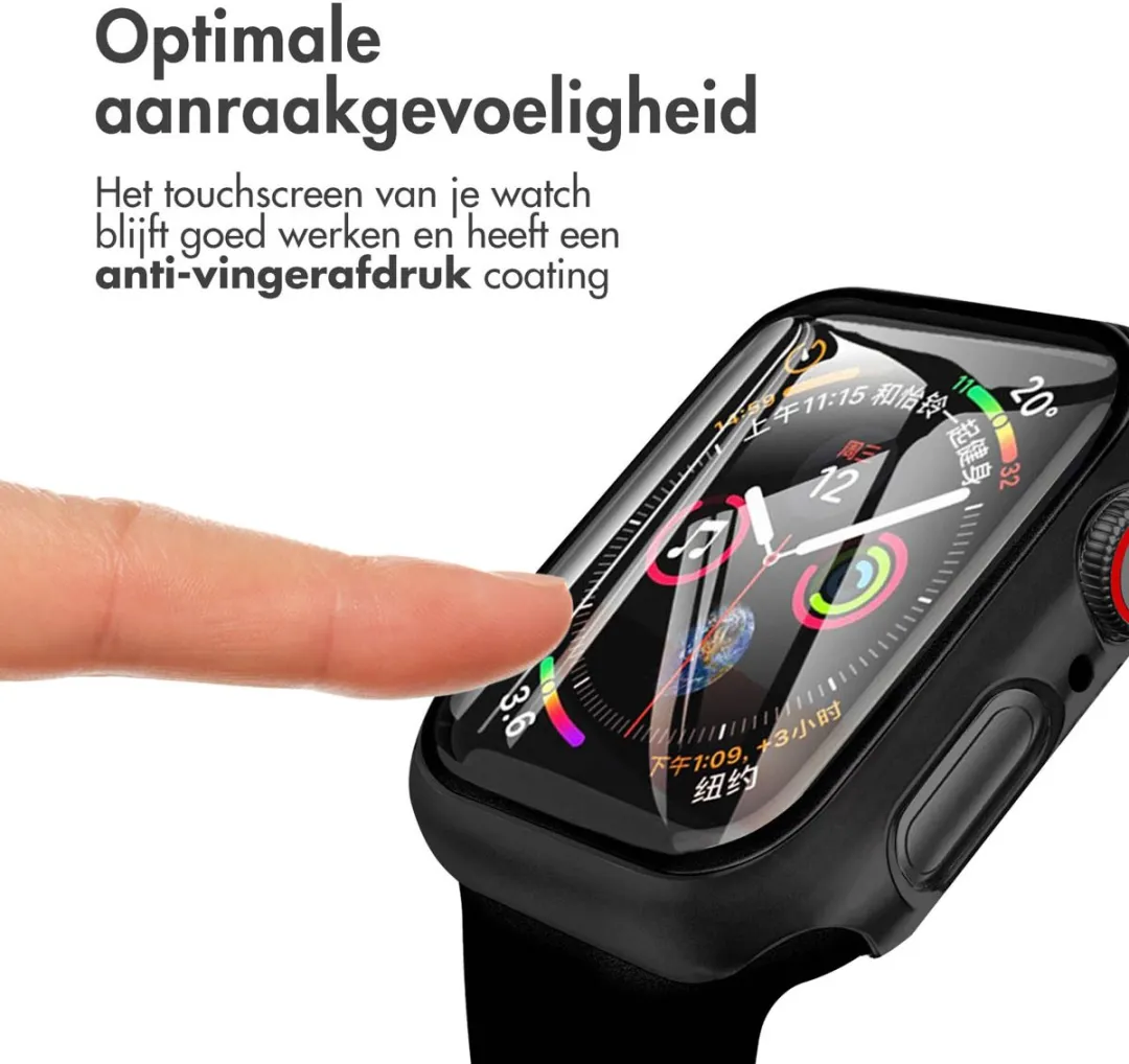 Imoshion Screen Protector Apple Watch 7/8/9 41mm - Zwart