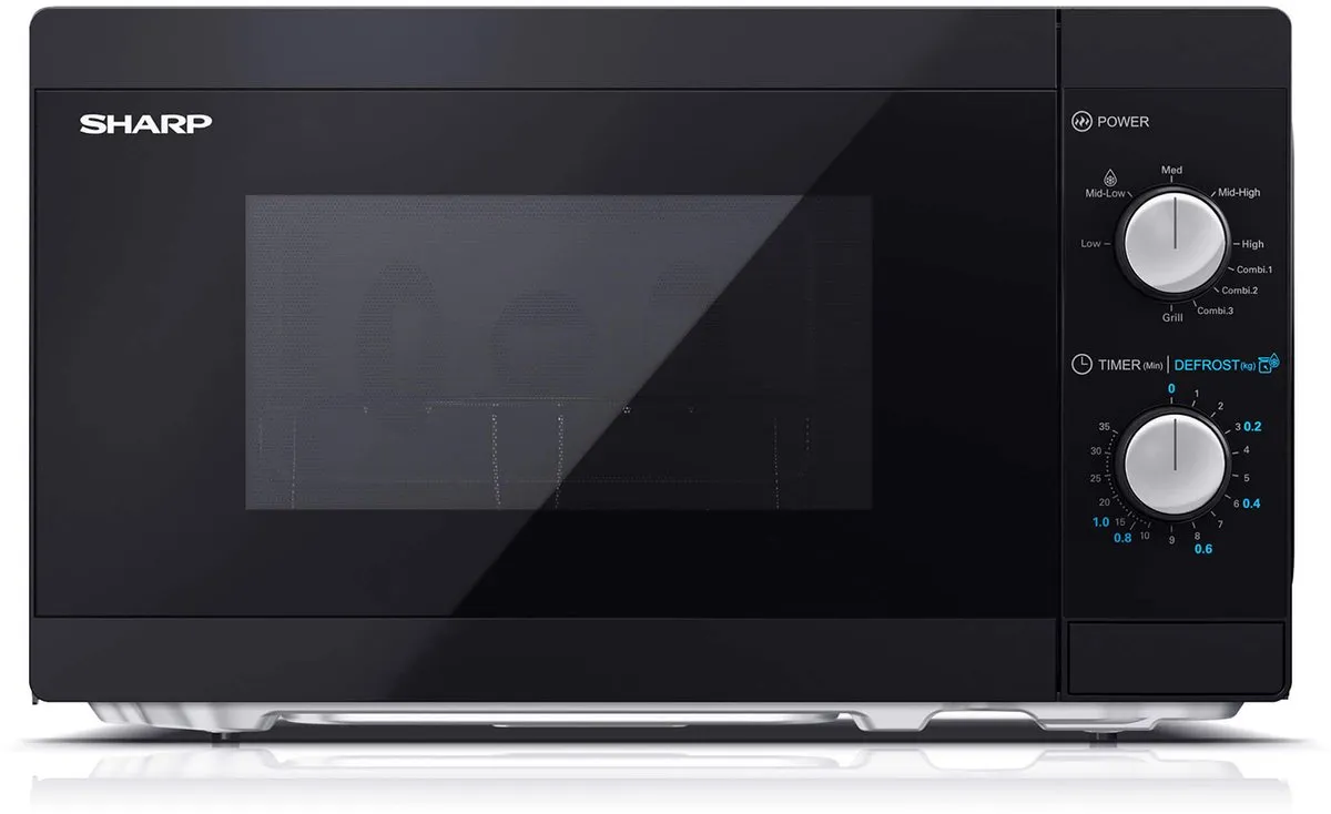 Sharp YC-MG01E-B Magnetron Grill 800W 20L - Zwart