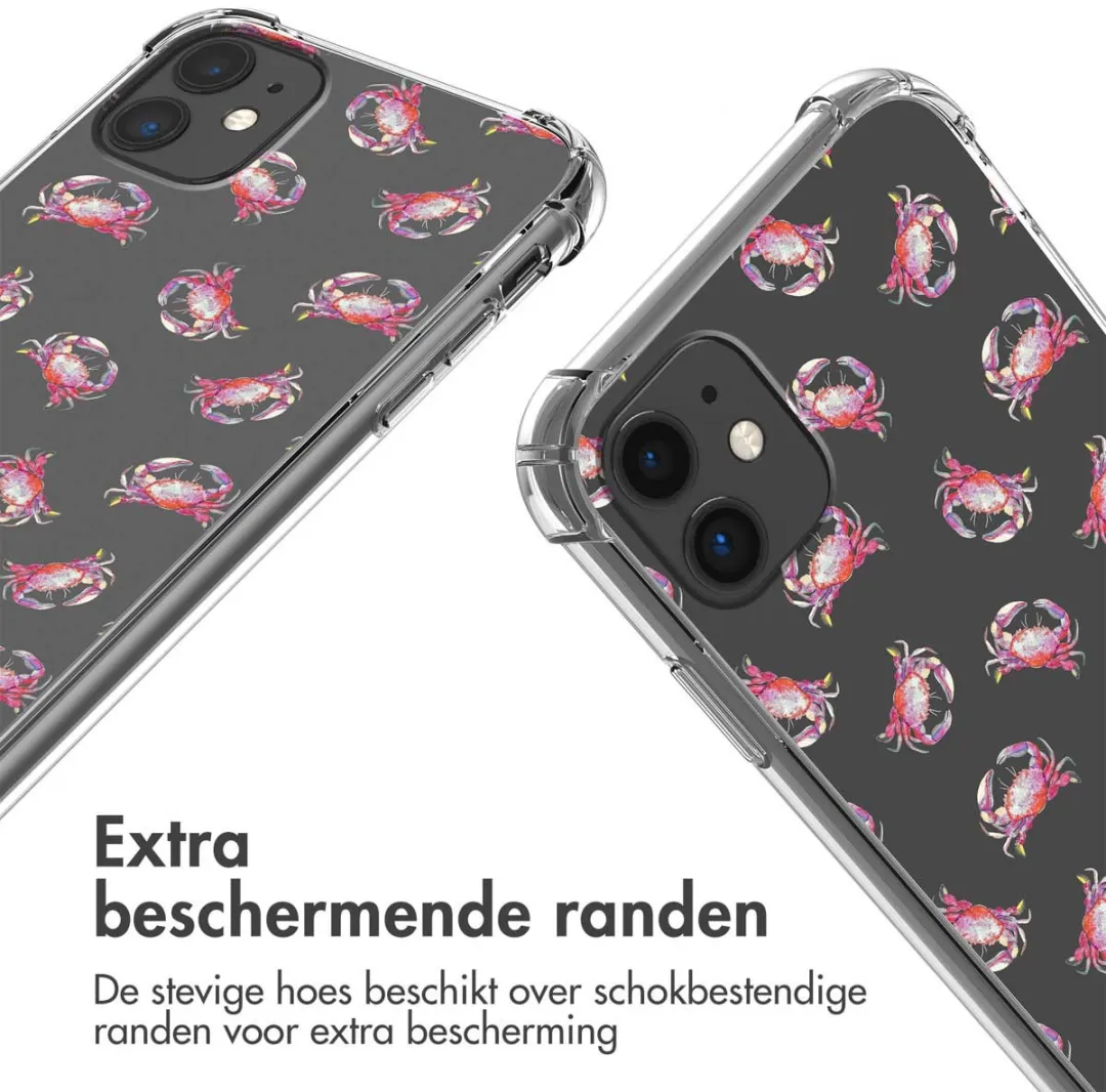 Imoshion iPhone 11 Hoesje - Crab Watercolor