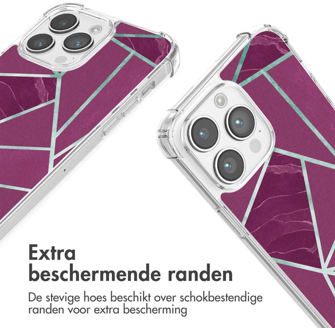 Imoshion Hoesje iPhone 14 Pro Bordeaux Graphic