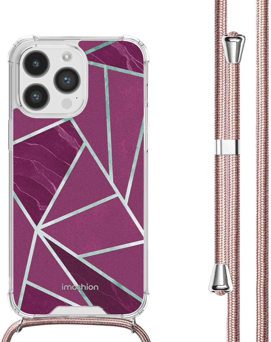 Imoshion Hoesje iPhone 14 Pro Bordeaux Graphic