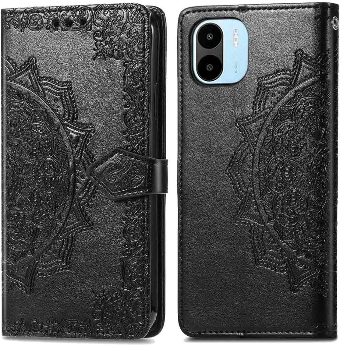 imoshion Hoesje Xiaomi Redmi A1/A2 - 3 Pasjes - Zwart