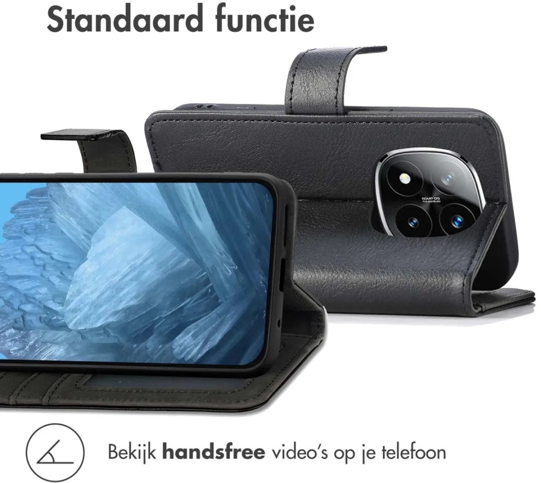 Imoshion Hoesje Xiaomi Redmi Note 14 Pro - 3 Pasjes - Zwart