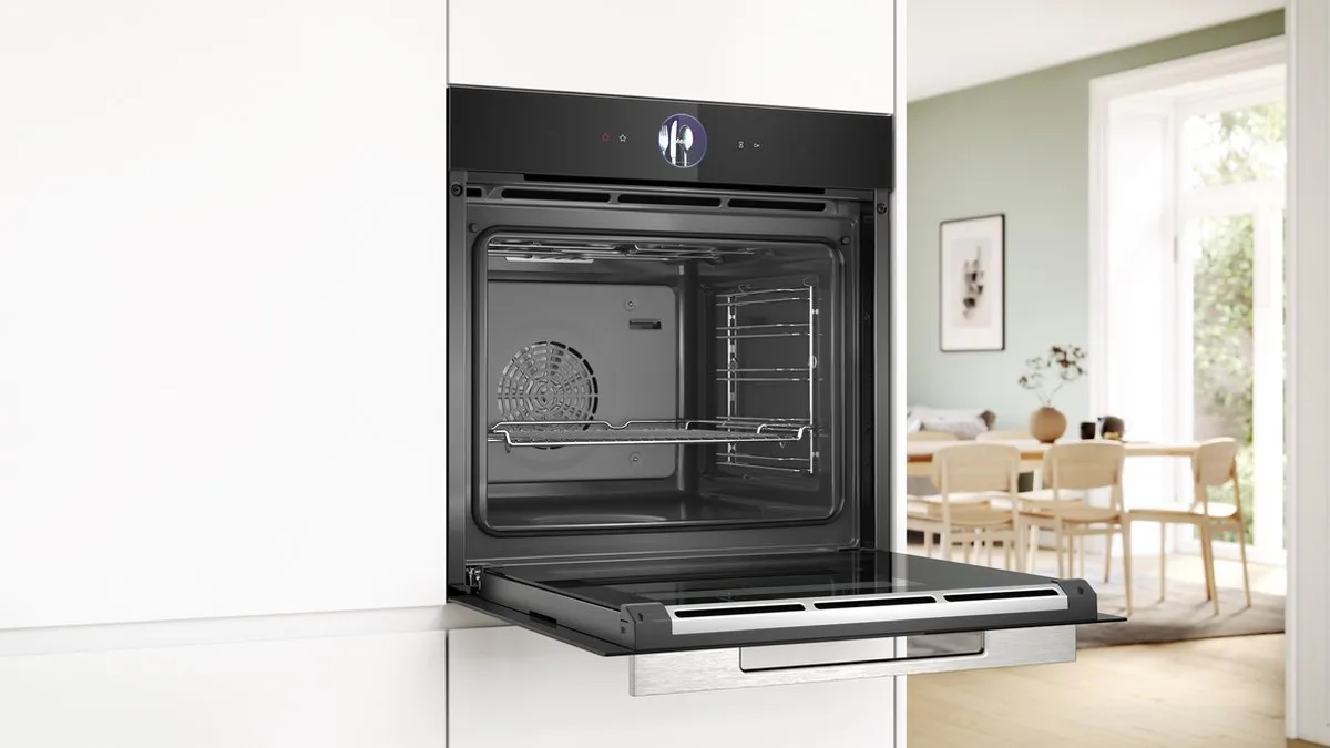 Bosch Serie 8 HSG7364B1 Inbouwoven 71L - Zwart