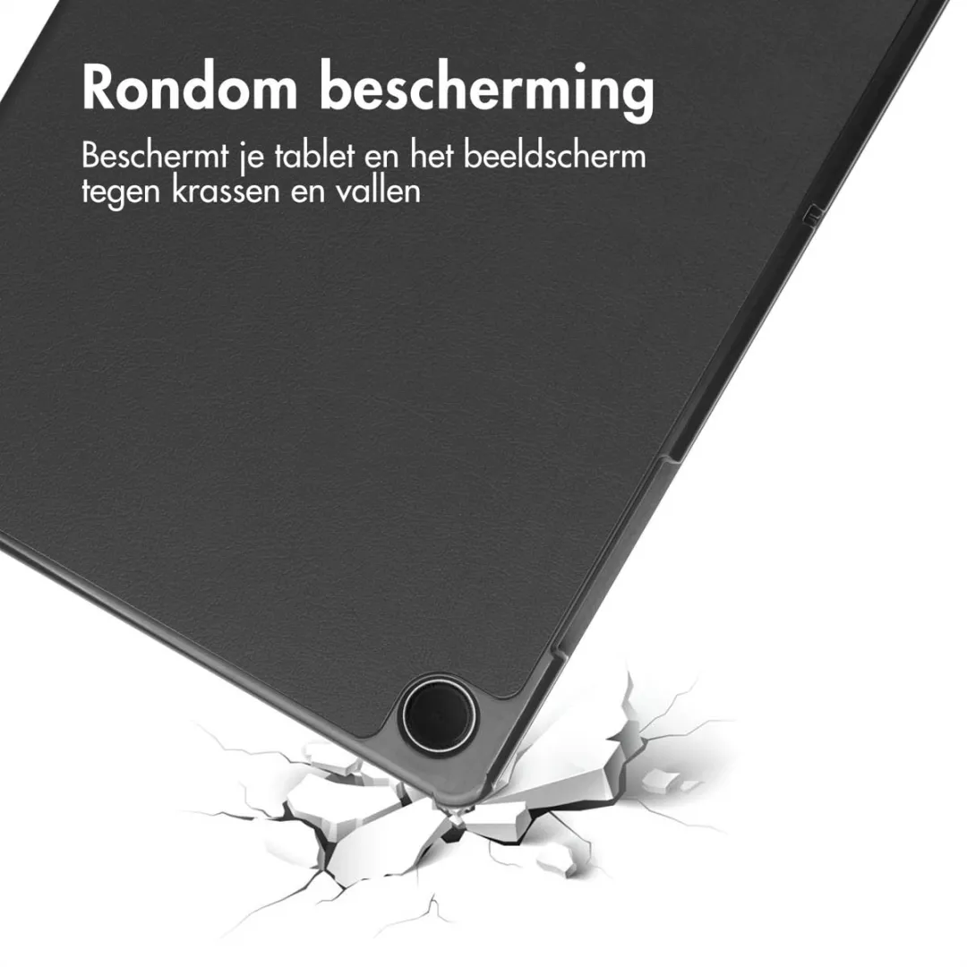 imoshiion Tablethoes Samsung Galaxy Tab A9 Plus Trifold Zwart - SH00066637