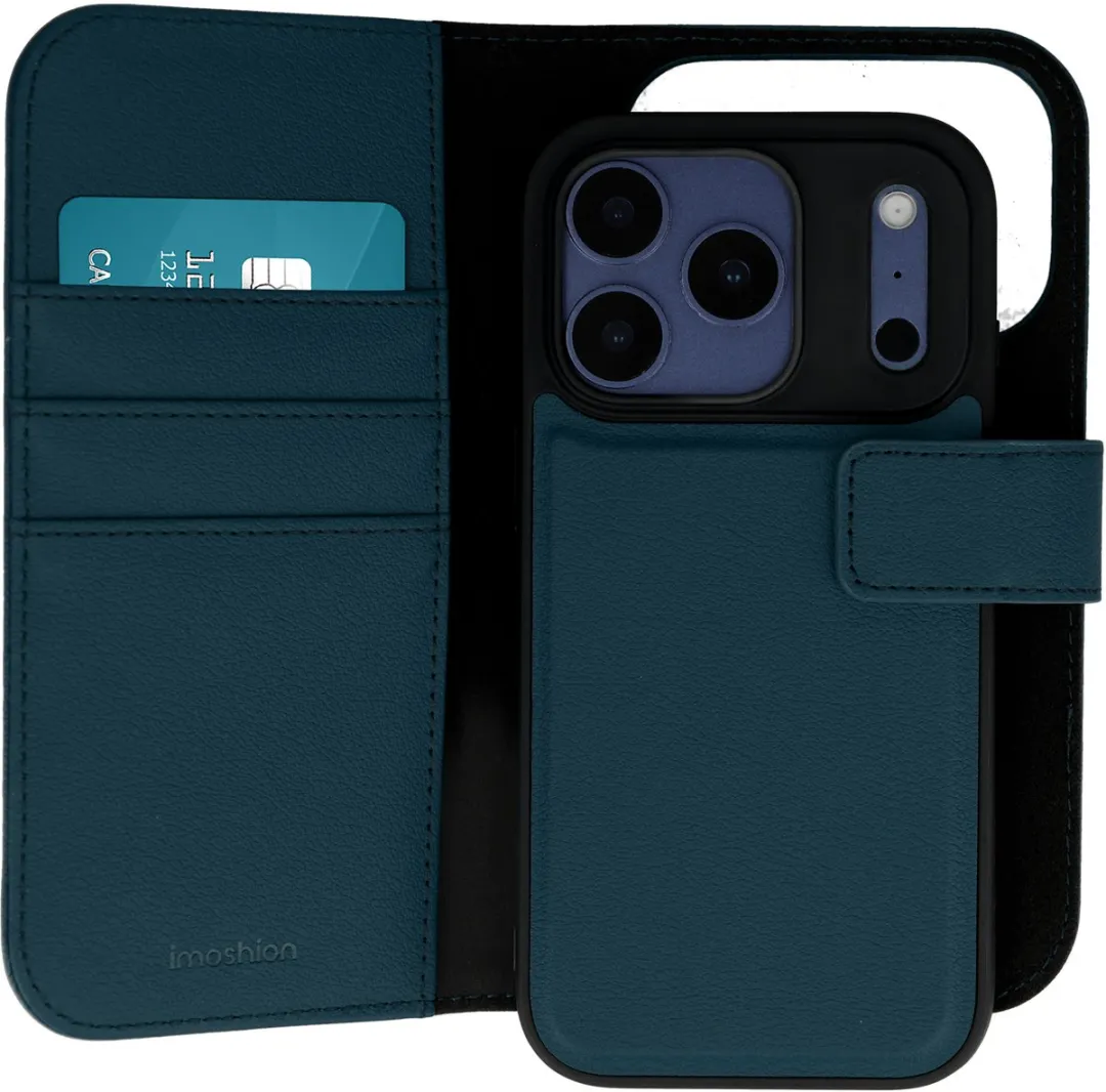 Imoshion iPhone 17 Pro Hoesje - Blauw - 2-in-1 Bookcase