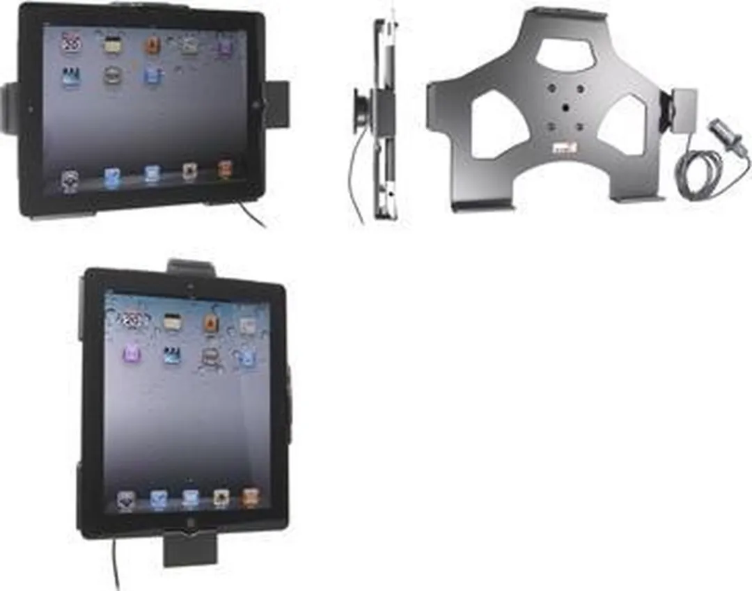 Brodit Roterend Actieve Houder iPad2 521244 - Zwart