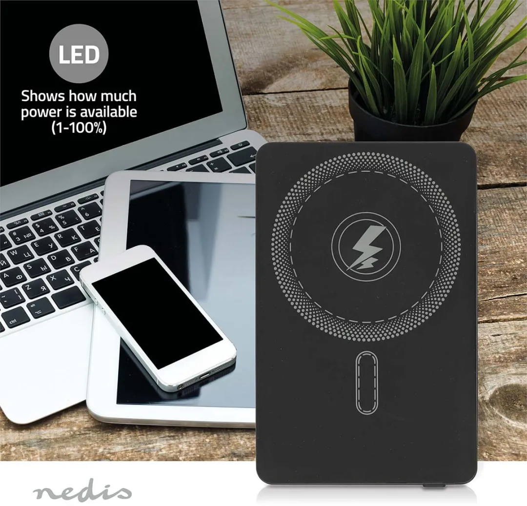 Nedis PBKWL20W025BK Powerbank 5000mAh - Zwart