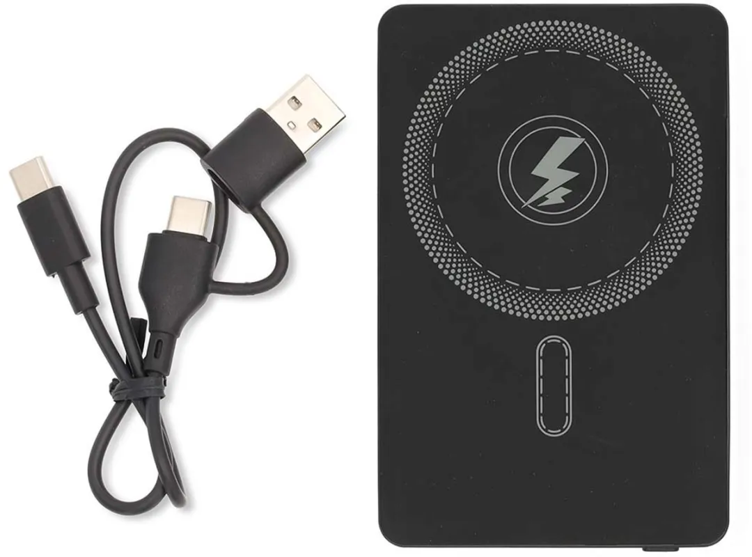 Nedis PBKWL20W025BK Powerbank 5000mAh - Zwart - afbeelding 6 van 6