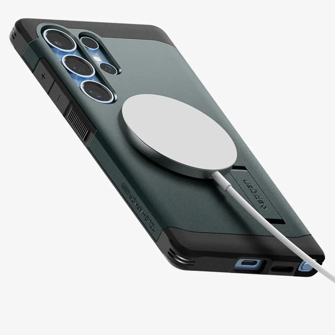 Spigen Tough Armor 13259 Hoesje - Abyss Groen
