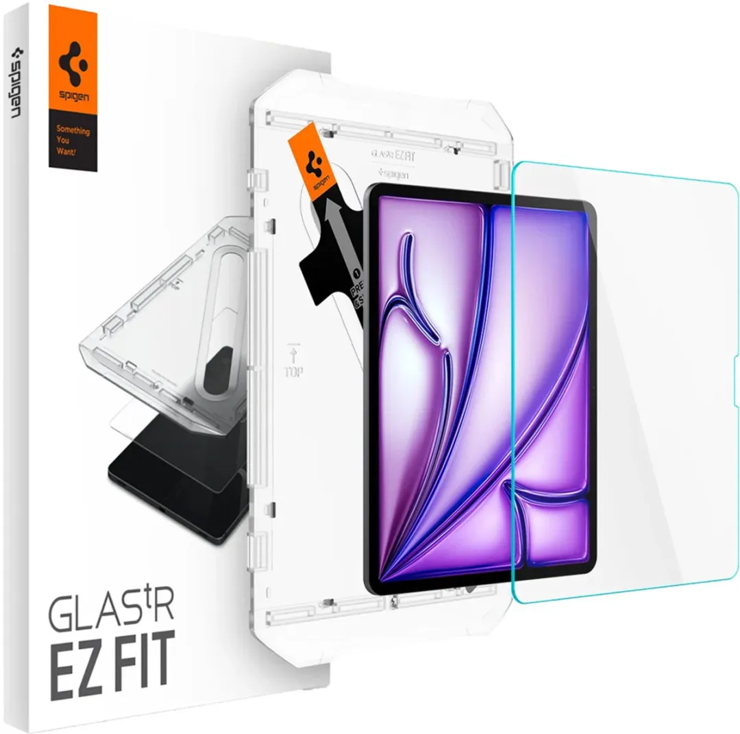 Spigen Glas.TR EZ Fit iPad Air 13 2024 Screenprotector - Transparant